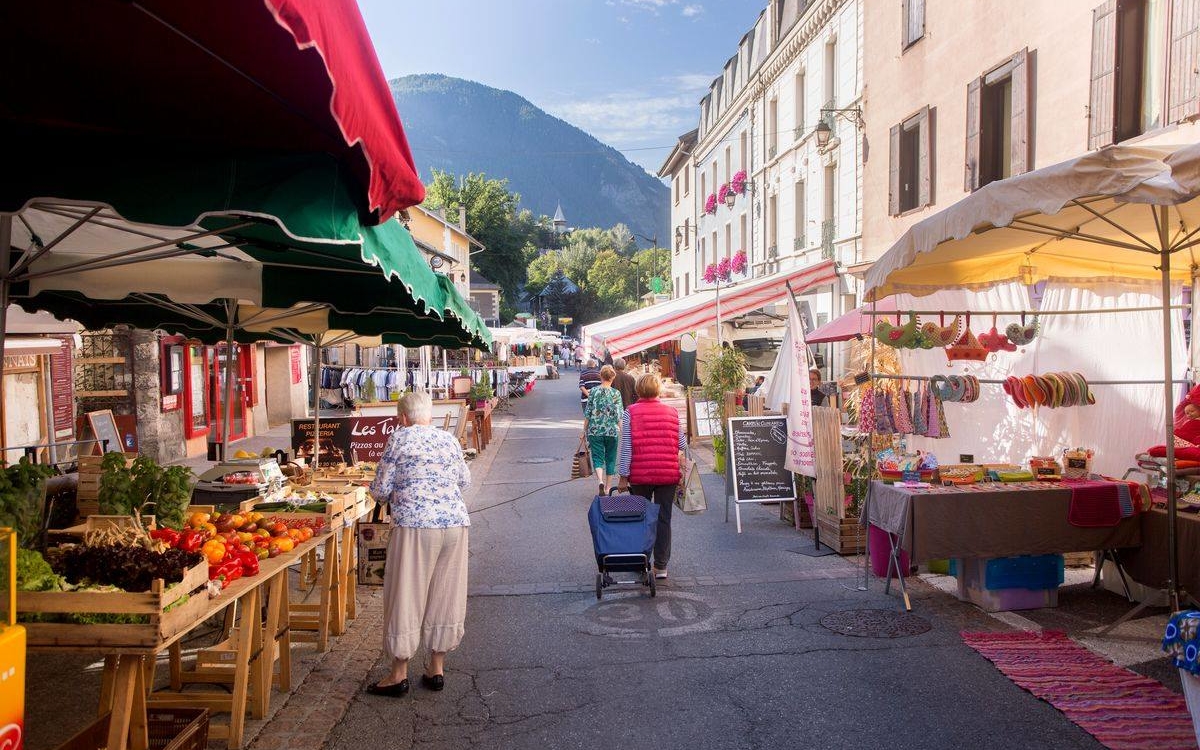 Au marché de Briançon